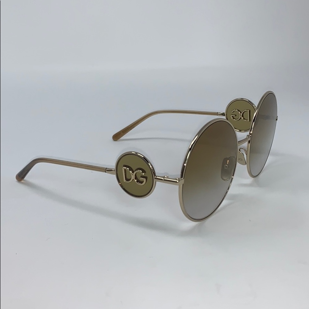 Dolce & Gabbana Large Round Sunglasses - Picture 2 of 6